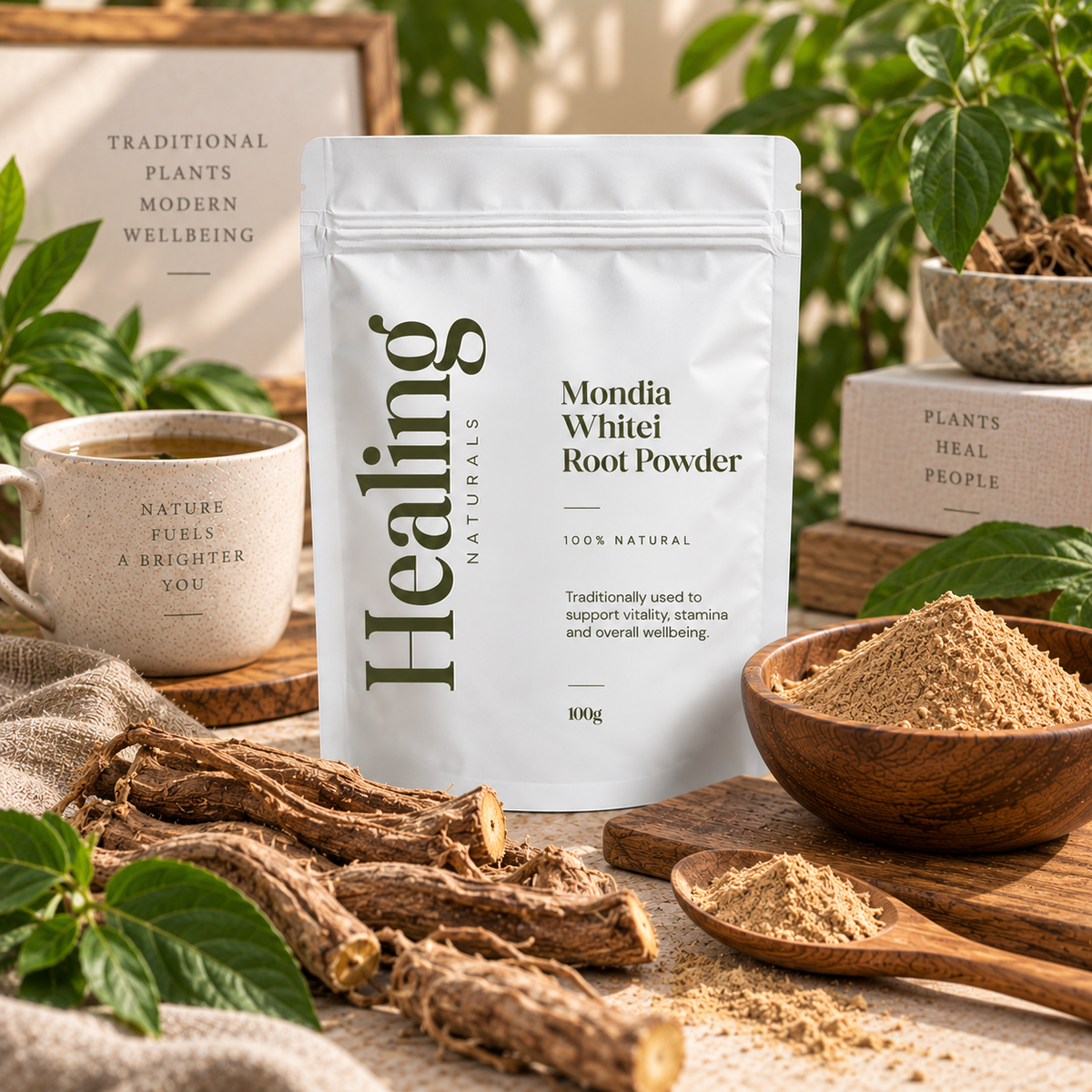 Mondia Whitei Root Powder (Gondolosi) – 100% Natural